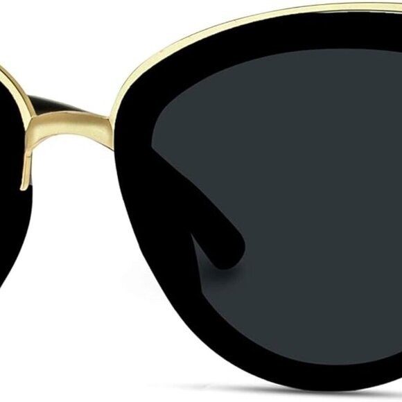 Women\'s Cat Eye Mirrored Sunglasses Oversized Reflective Lenses UV Protection main image 4